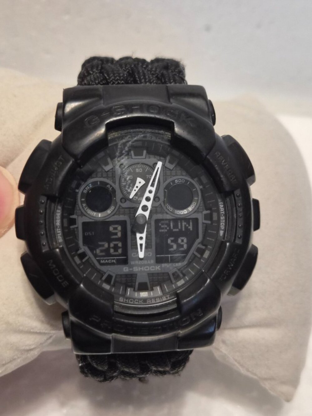 Casio G Shock Matte black finish Digital and Analog
